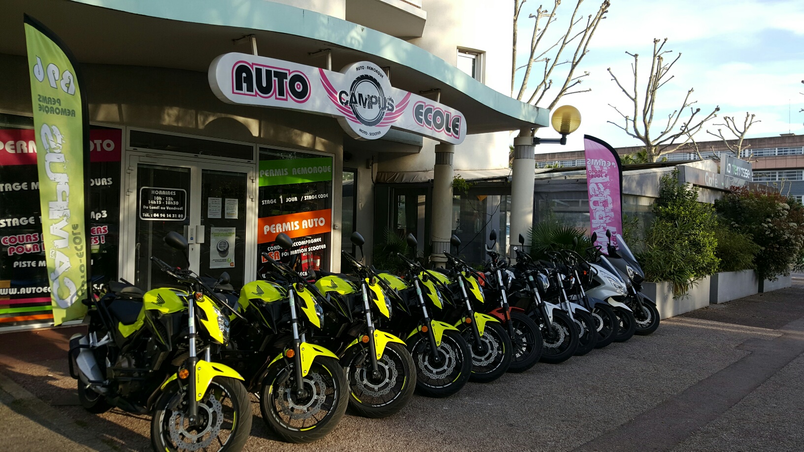 Les stages Motos Moto école Campus